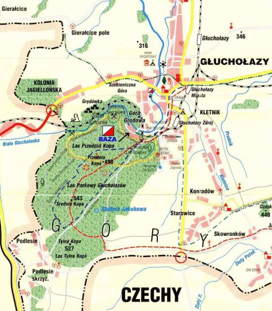 Guchoazy - mapa